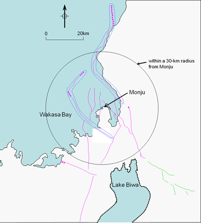OTJP1_Fig.6_Active_Earth_Faults_around_Monju