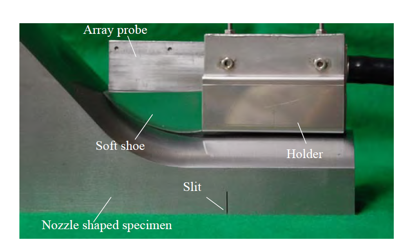 Phased Array Ultrasonic Testing for Components with complex surface geometry