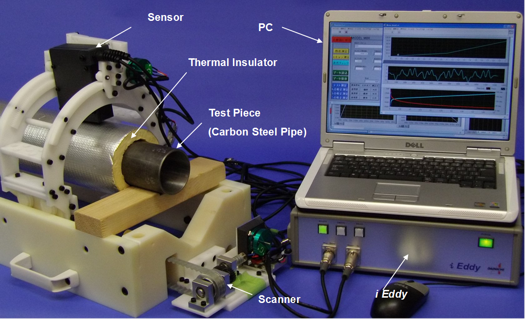 EJAM5-3NT58_Electro-Magnetic Induction Testing for Inspection of Wall Thickness and Inner-surface Defects- “i Eddy” System -